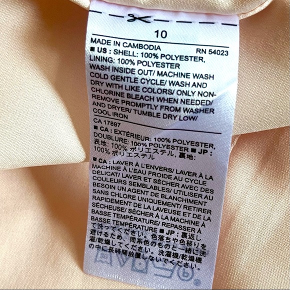 Banana Republic Tie Neck Sleeveless Shift Dress - Picture 9 of 10